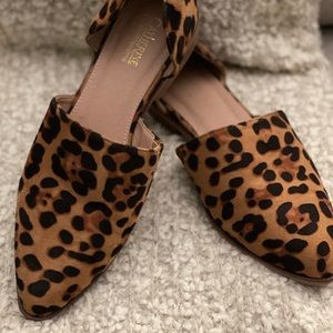 Animal print Catherine Malandrino d’orsay flat